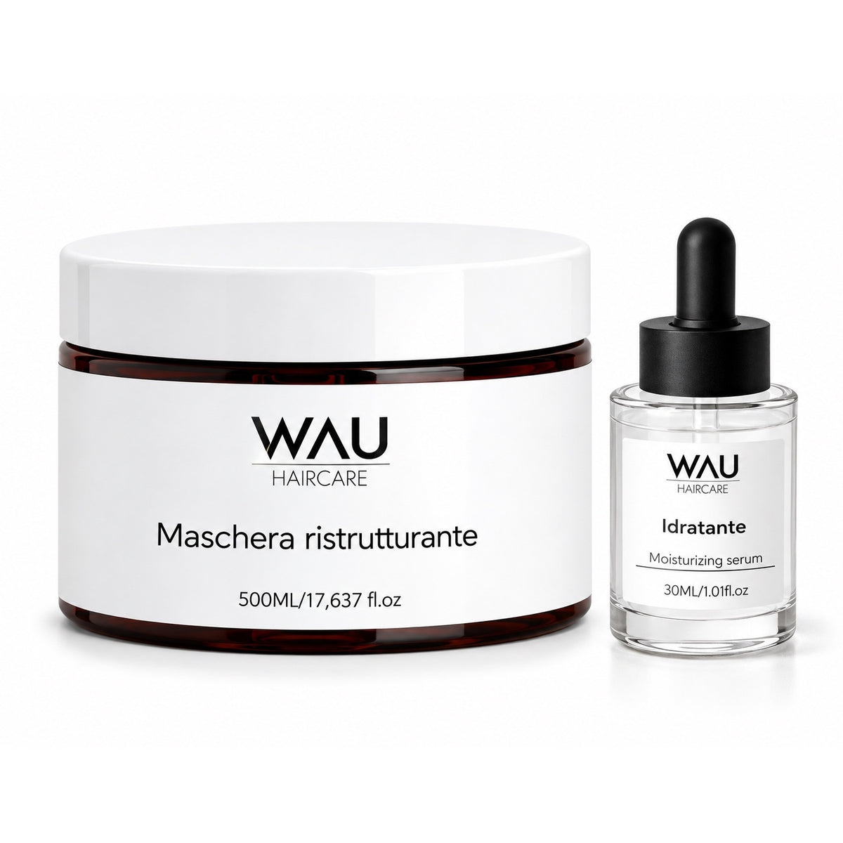Maschera ristrutturante e olio  idratante