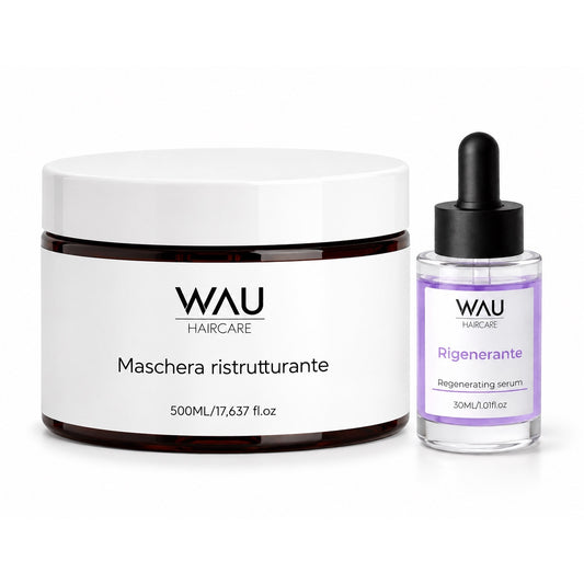 Maschera ristrutturante  e olio rigenerante